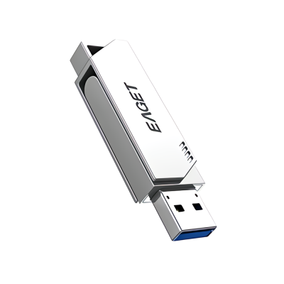 Eaget F20 USB3.0 Flash Drive Zinc Alloy 360° Rotation Pendrive Flash Memory Disk 32G 64G 128G 256G Thumb Drive COD [1955860]