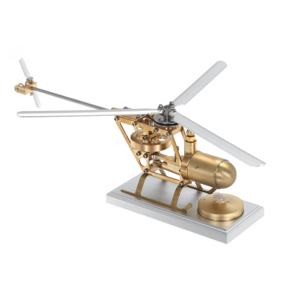 S01 Steam Helicopter Movable Dynamic Model Science Discovery Toys Kids Children Gift COD [2007117]