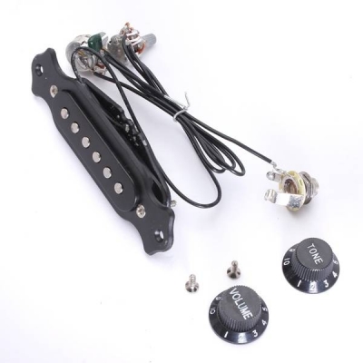 Copper Single Magnetic Coil Acoustic Guitar Pickup Parts Black COD [969851]