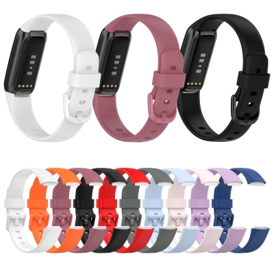 Bakeey Comfortable Sweatproof Soft Silicone Watch Band Strap Replacement for Fitbit Luxe COD [1868080]