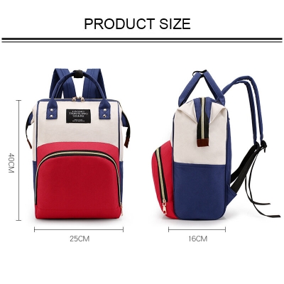 Multifunctional Large Capacity Waterproof Oxford Cloth Mobile Phone Tablet Diaper Storage Bag Backpack COD [1856153]