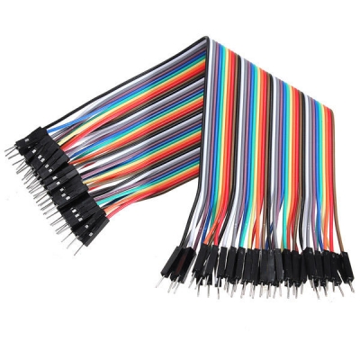 120pcs 20cm Male to Male Color Breadboard Jumper Cable Dupont Wire COD