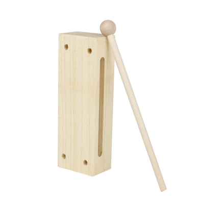 Flanger Toddler Musical Instruments Wooden High-quality Percussion Instrument with Children Mallet Square Two-tone Castanets COD [1819145]