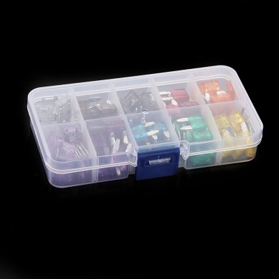 120Pcs Mini Fuse Kit Boxed 2A-35A Car Fuse Box Assortment with Clip Zinc Small Fuse COD [1973856]