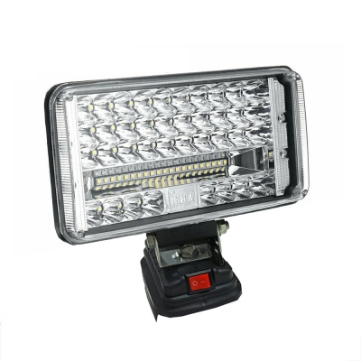 1000LM LED Work Light Energy Efficient Portable for Outdoor Camping Shops Car Repair Suitable for 18V-20V Mak Battery Rechargeable 16/48 Lamp Beads Option [2009332]