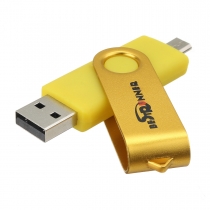 Bestrunner Type-C USB 2.0 32GB OTG Flash Drive U Disk 360 Degree Rotation for Type-C Smart Phone Tablet Laptop COD