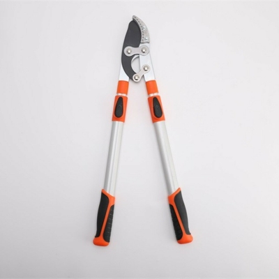 New Telescopic Long Length Scissor Hedge Anvil Shear Anti-Slip Grip Garden Pruning Hand Tool Ratchet Cut Tree Branch COD