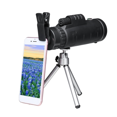 MOGE 50X HD Monocular Night Vision Telescope + Clip + Tripod For Mobile Phone COD [1632672]