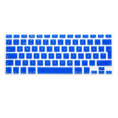 Translucent Colorful Silicone Keyboard Protective Film For Macbook13.3 15.4 European Version Swedish COD [1008181]