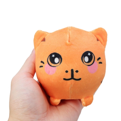 3.5" Squishamals Tiger Squishy Foamed Stuffed Squishimal Toy Slow Rising Plush Toy Pendant COD [1363797]