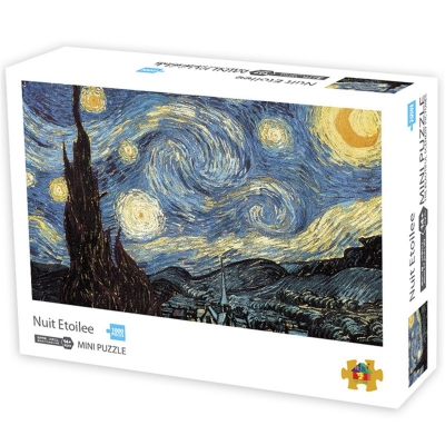 1000 Pieces Nuit Etoilee DIY Assembly Jigsaw Puzzles Landscape Picture Educational Games Toy for Adults Children Pretty Gift COD [1844620]