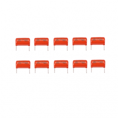 5 Pairs Polyester Film Orange Clipper Capacitors With Radial Leads Works Great for Guitars Accessories COD [1884024]