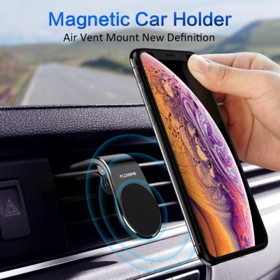 Floveme Upgrade Strong Magnetic Air Vent Car Mount Car Phone Holder For 4 Inch-7 Inch Smart Phone For iPhone XS Max For Samsung Galaxy S10 Plus COD [1480519]