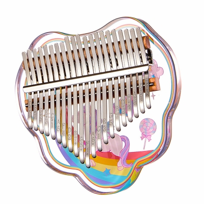 Zani Professional Kalimba 21 Keys Shell Kalimba 21 Keys Thumb Piano Crystal Acrylic Kalimba Finger Piano Keyboard Instrument COD [1999385]