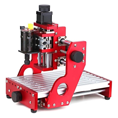 Red 1419 3 Axis Mini DIY CNC Router Engraving Machine Standard Spindle Motor Wood Carving Milling Woodworking Engraver COD [2004393]