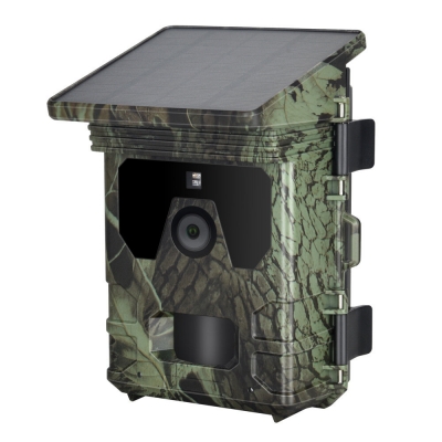 HC600A 24MP 1080P Solar Panel Hunting Camera Outdoors IP65 Waterproof Infrared Night Vision Monitoring Wildlife Trap Trail Camera Video Photo Recorder Cam [1997105]