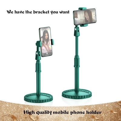 COOBOWE Cell Phone Holder Telescopic Height Adjustable Colorful Mobile Phone Stand Disc Base Desktop Holders Stream Live Broadcast Web lesson Stand COD [1796047]