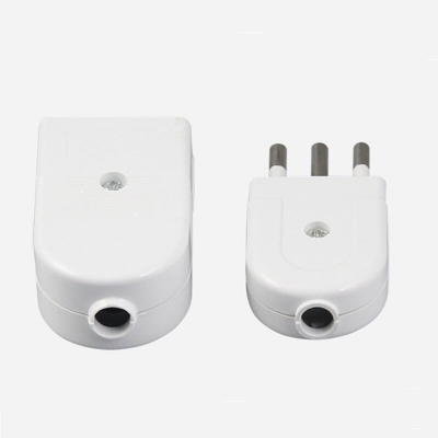 Italian Standard 10A/16A Small Italian Power Plug Male Socket Female Socket 3 Round Pin Converter Adaptor Detachable Italy Plug COD [1770403]