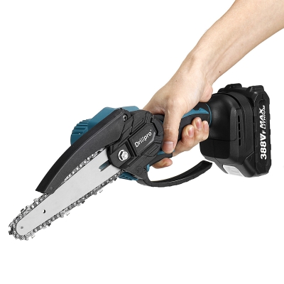 Drillpro 1200W 4In/6In Electric Saw Cordless Mini Rechargable Chain Saw Wood Cutter Fit Makita COD [1891115]