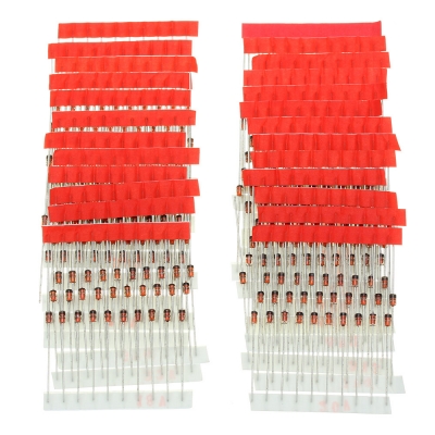 250 Pcs 25 Values 1W Zener Diode Assorted Kit 3V To 33V Assortment Kit COD