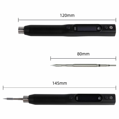 SEQURE DC Soldering Iron-EU S60 I European Standard-With 1 Soldering Iron Tip+Soldering Iron Stand+Storage Bag COD [1977828]