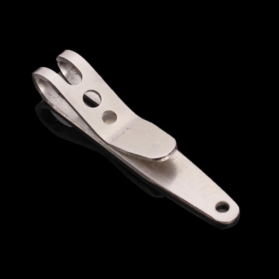 EDC Tool Mini Clip Flashlight Clip Money Cash Holder Key Chain Clip COD [963844]