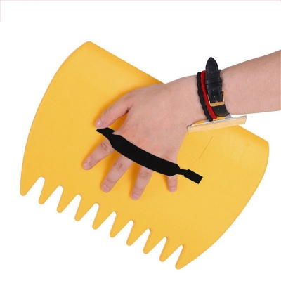 Garden and Yard Leaf Scoops Hand Rakes Large Sized Multiple Use Outdoor Leaf Clip Gardening Plastic Leaf Rake Collect Garden Leaf Tree Leaf Rake Landscaping Tool [1998857]