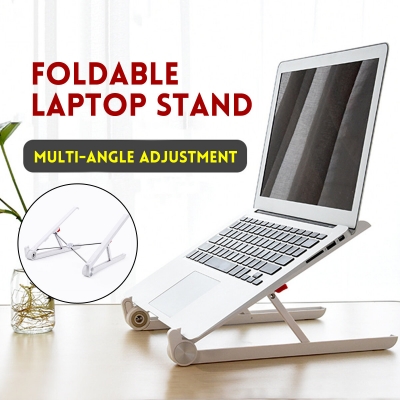 Portable Desktop Foldable Height Adjustable Notebook Stand Heat Dissipation For Notebook MacBook 11.0-17.0 Inches COD [1681886]