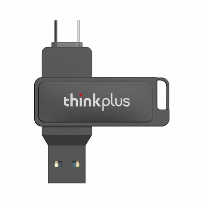 Lenovo Thinkplus MU233 USB3.2 Flash Drive High Speed Dual-interface Pendrive 256GB Mini Portable Memory U Disk for Phone TV Tablet COD [1996876]