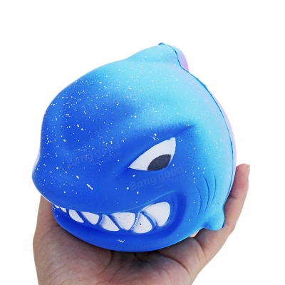 Squishy Animal Fierce Shark 11cm Slow Rising Toy Gift Collection With Packing COD [1316008]