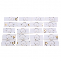 20pcs 6V SMD Lamp Beads with Optical Lens Fliter for 32-65 inch LED TV Repair COD