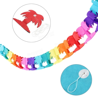 3 M Themed Events Beach Party Garlands Rainbow Decoration Toys Palm Tree COD [1011085]