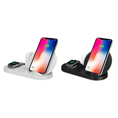 5 In 1 Qi Wireless Charger Watch Charger Earphone Charger With Power Supply For iPhone 13 13 Mini Apple Watch Series 7 Apple AirPods Pro COD [1480165]