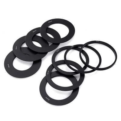 10 in 1 Lens Filter Adapter Holder with 49/52/55/58/62/67/72/77/88mm Lens Adapter Ring COD [1617559]