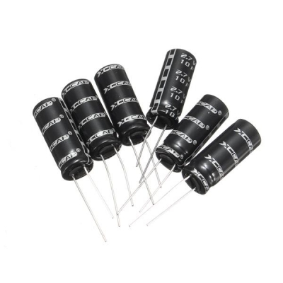 10pcs 2.7V 10F Cylindrical Ultra Super Farad Capacitor High Power Capacitance Supercap 10 x 26mm COD [1218355]