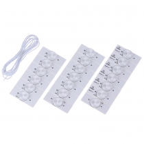 20pcs 3V SMD Lamp Beads with Optical Lens Fliter and 2M Wire for 32-65 inch LED TV Repair COD