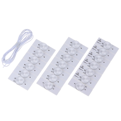 20pcs 3V SMD Lamp Beads with Optical Lens Fliter and 2M Wire for 32-65 inch LED TV Repair COD [1608990]