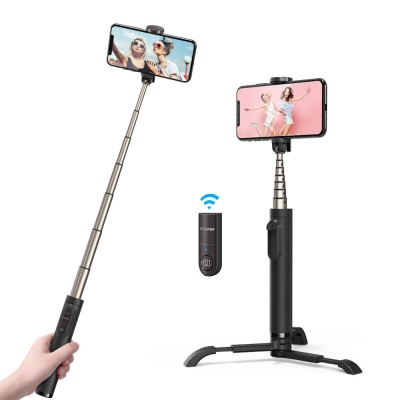 BlitzWolf® BW-BS9 Mini All In One Integrated bluetooth Detachable Tripod Selfie Stick for Sport Camera Phone COD [1485127]