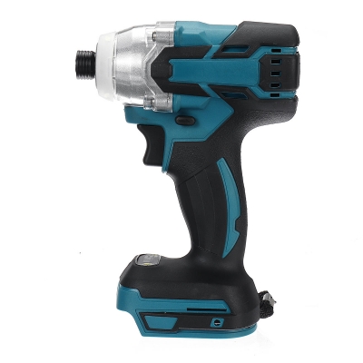 Drillpro 18V 520Nm Cordless Brushless Impact Electric Screwdriver Stepless Speed Rechargable Driver Adapted To Makiita Battery COD [1602644]