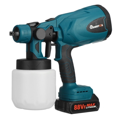 MUSTOOL 1300W 25000RPM Cordless Paint Sprayer Spray Guns with Nozzles 800ML Pot COD [1939785]