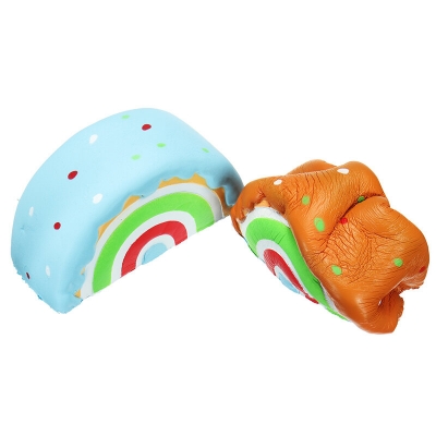 Eric Squishy Rainbow Cake 10cm Slow Rising Original Packaging Collection Gift Decor Toy COD [1152730]