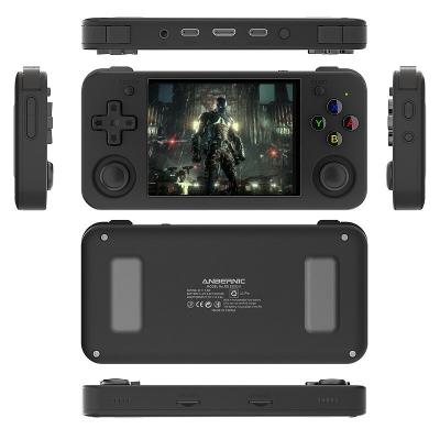 ANBERNIC RG35XX H Open Source Handheld Game Console 3.5 Inch Screen 64G+128G Built-in 15000+ Games Support WiFi bluetooth 3300mAH Battery Rechargeable Video Game Console Player Linux System [2007341]