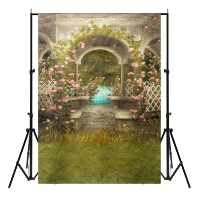 5x7ft 7x5ft Fairy Tale Winter Spring Sky Castle Photography Backdrop Studio Prop Background COD [1313158]