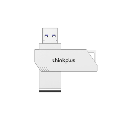 Lenovo ThinkPlus TPU301plus USB3.0 Flash Drive 360° Rotation Waterproof Anti-drop A+ Chip Zinc Alloy Fast Speed Portable Memory U Disk COD [1974212]