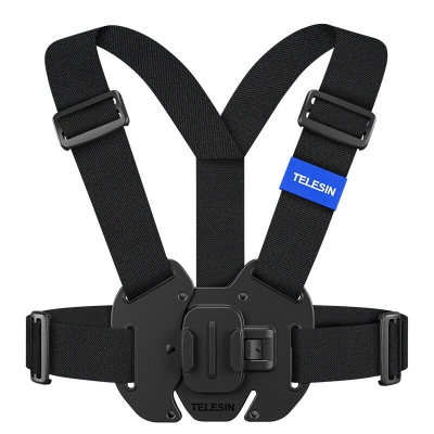 TELESIN Chest Strap Mount Waistcoat Belt Mount for GoPro 12 Hero 11 10 9 8 7 6 Insta360 SJCAM EKEN DJI Action Camera Accessories COD [2008942]