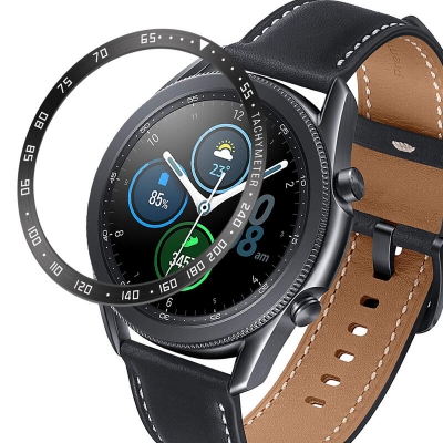 Sikai Time / Speed Tachymeter Scale Metal Outer Edge Cover Watch Bezel Ring Dial for Samsung Galaxy Watch 3 41 / 45mm COD [1772446]