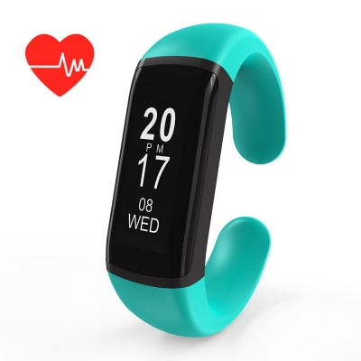 XANES L55S 0.87\'\' Touch Screen Waterproof Smart Bracelet Blood Pressure Fitness Watch mi band COD