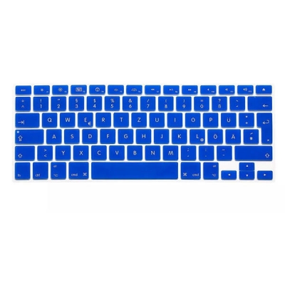 Translucent Colorful Silicone Keyboard Protective Film For Macbook13.3 15.4 European Version German COD [1007636]