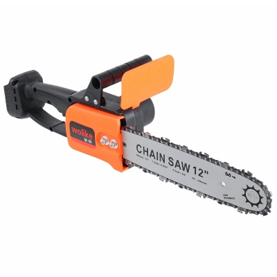 Wolike 3000W 388VF 12 Inch Portable Electric Saw Pruning Chain Saw Rechargeable Woodworking Power Tools Wood Cutter W/ 1/2 Battery EU/US Plug COD [1930856]