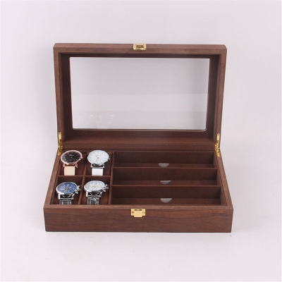 Woden Watch Boxes Necklace Jewelry Watch Display Box COD [1658187]